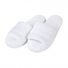 Капці махрові Lotus Home - Basic Soft white