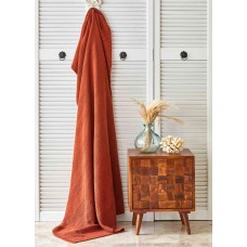 Плед трикотажний Nautica Home - Spello kiremit цегляний 130x170