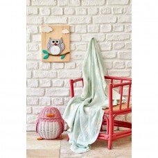 Дитяче покривало піке Karaca Home - Baby star yesil зелений 80x120
