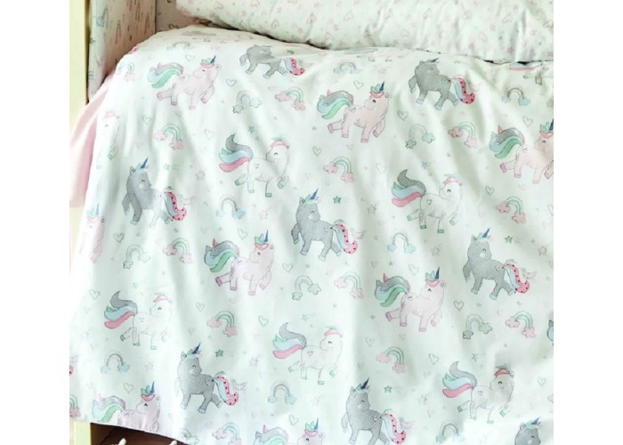 Дитячий набір в ліжечко для немовлят Karaca Home - Digna pembe рожевий (10 предметів)