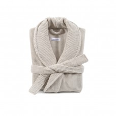 Халат Lotus Home - Bold New Microcotton beige махровий (S)