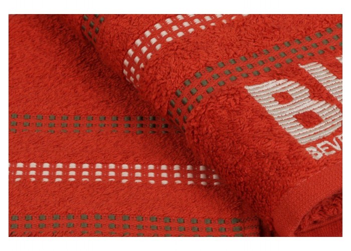 Набір рушників Beverly Hills Polo Club - 355BHP1450 Botanik Brick Red 70x140