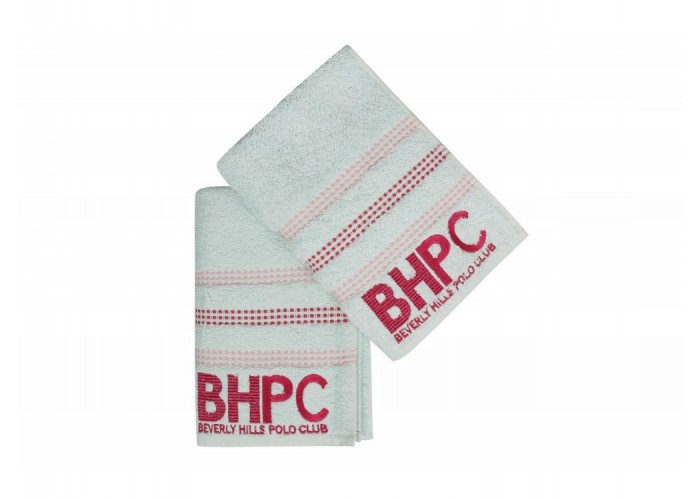 Набір рушників Beverly Hills Polo Club - 355BHP1452 Botanik Mint 70x140