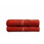 Набір рушників Beverly Hills Polo Club - 355BHP1604 Botanik Brick Red 50x90+70x140