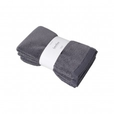 Набір рушників Lotus Home Готель Premium - Microcotton Antrasit 30x50 550 г/м² (3 од.)