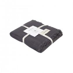 Покривало Lotus Home - Napa muslin anthracite 200x220