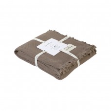 Покривало Lotus Home - Napa muslin brown 200x220