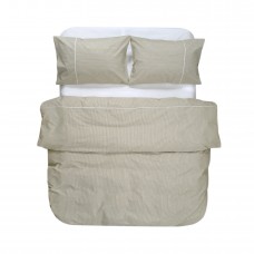 Постільна білизна Lotus Home - Premium Percale Stripe хакі сімейний