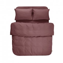 Постільна білизна Lotus Home Washed cotton - Kansas бургунді євро