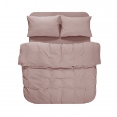 Постільна білизна Lotus Home Washed cotton - Kansas пудровий євро