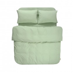 Постільна білизна Lotus Home Washed cotton - Kansas світло-зелений євро