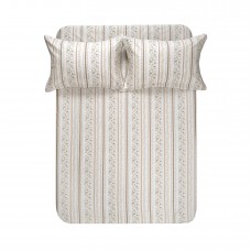 Простирадло на резинці з наволочками Lotus Home - Agrina 160x200x25+50x70 (2)