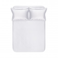 Простирадло з наволочками 300ТС Lotus Home - Carolina білий 180x240+50x70 (2)
