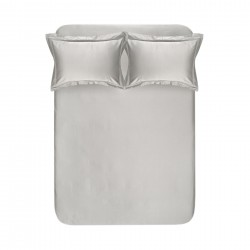 Простирадло з наволочками 300ТС Lotus Home - Carolina сірий 180x240+50x70 (2)