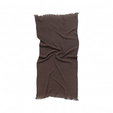 Рушник Lotus Home - Rius dark brown темно-коричневий 90x170