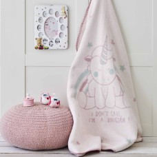 Детский плед в кроватку Karaca Home - Unicorn 100*120 (svt-2000022268097)