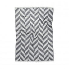 Плед-накидка Barine - Fishbone Throw Black 130x180