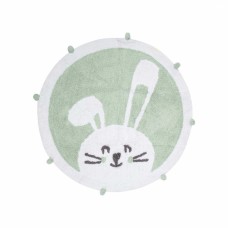 Килимок в дитячу кімнату Irya - Bunny mint ментоловий 110x110