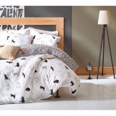 Постельное белье Eponj Home B&nbsp;W - Patte ранфорс евро (svt-2000022306621)