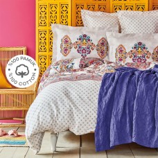 Постельное белье Karaca Home ранфорс - Morela pembe розовый kingsize (svt-2000022310215)