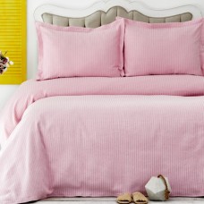 Покривало з наволочками Karaca Home - Cally pembe рожевий 230x240 євро
