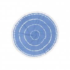Рушник Barine Pestemal - Swirl Roundie 150x150 Blue