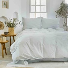 Постельное белье Karaca Home - 4 Element Hava Su a.mavi светло-голубой евро (svt-2000022300797)
