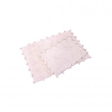 Набір килимків Irya - Alya pembe рожевий 60x90+40x60