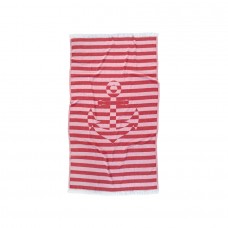 Рушник Barine Pestemal - Undercover Anchor 95x175 Red червоний