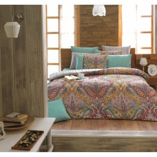 Постельное белье Eponj Home - Gemeos Yesil ранфорс евро (7294)