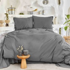 Постельное белье Karaca Home - 4 Element Hava Su antrasit антрацит евро (svt-2000022300810)